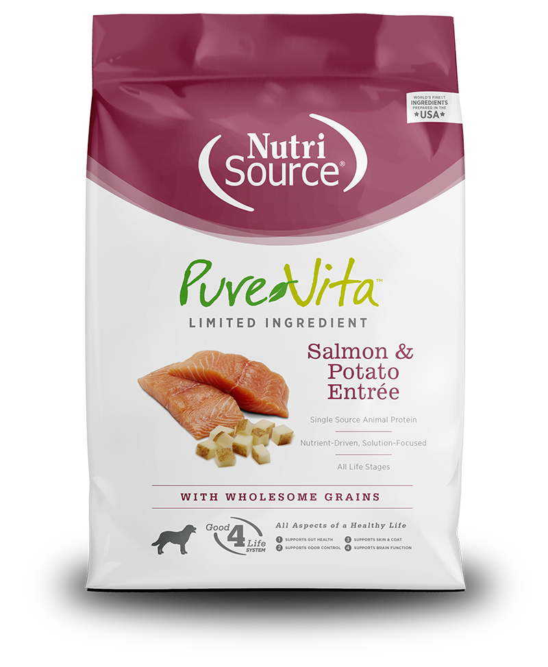 NUTRI SOURCE PURE VITA SALMON Y PAPA 4lbs - Imagen principal