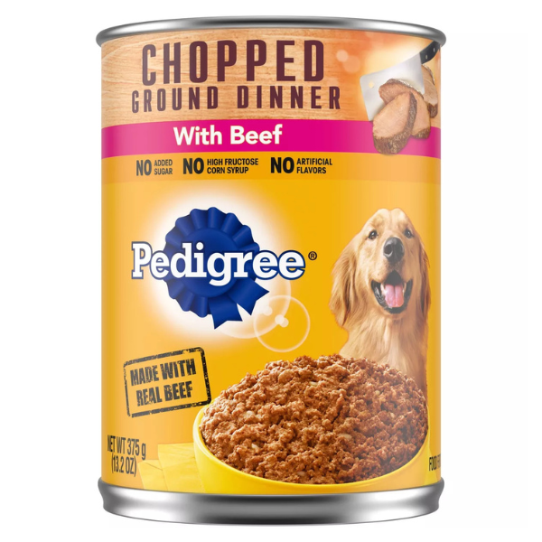 LATA PEDIGREE CHOPPED RES 375g - Imagen principal