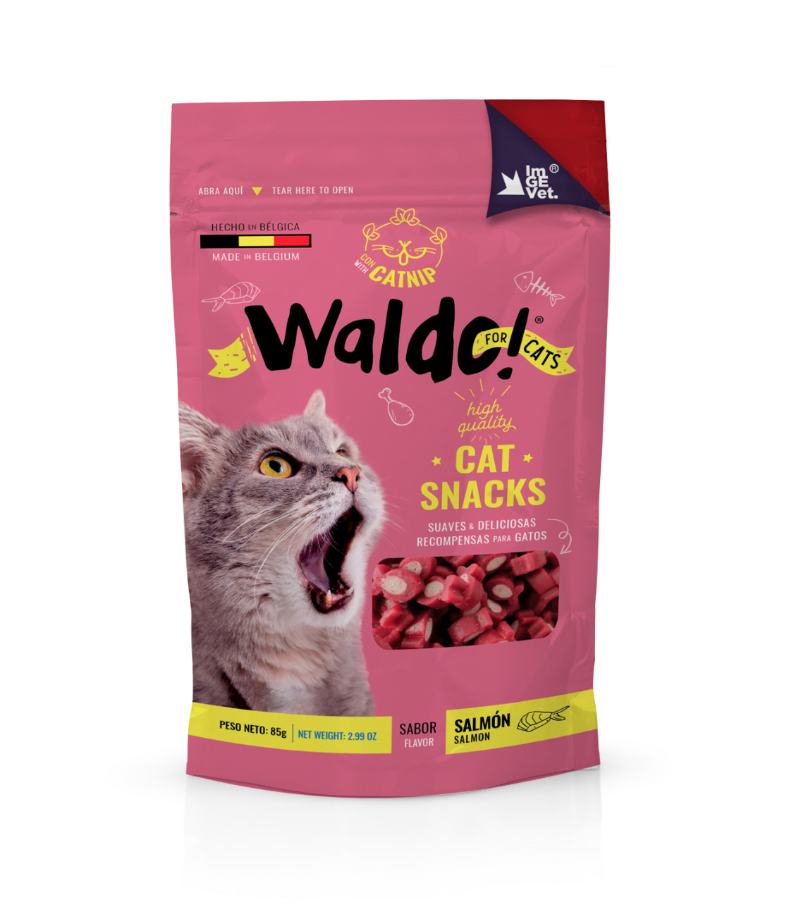 TREATS WALDO GATO SEMI MOIST SALMON 85g - Imagen principal