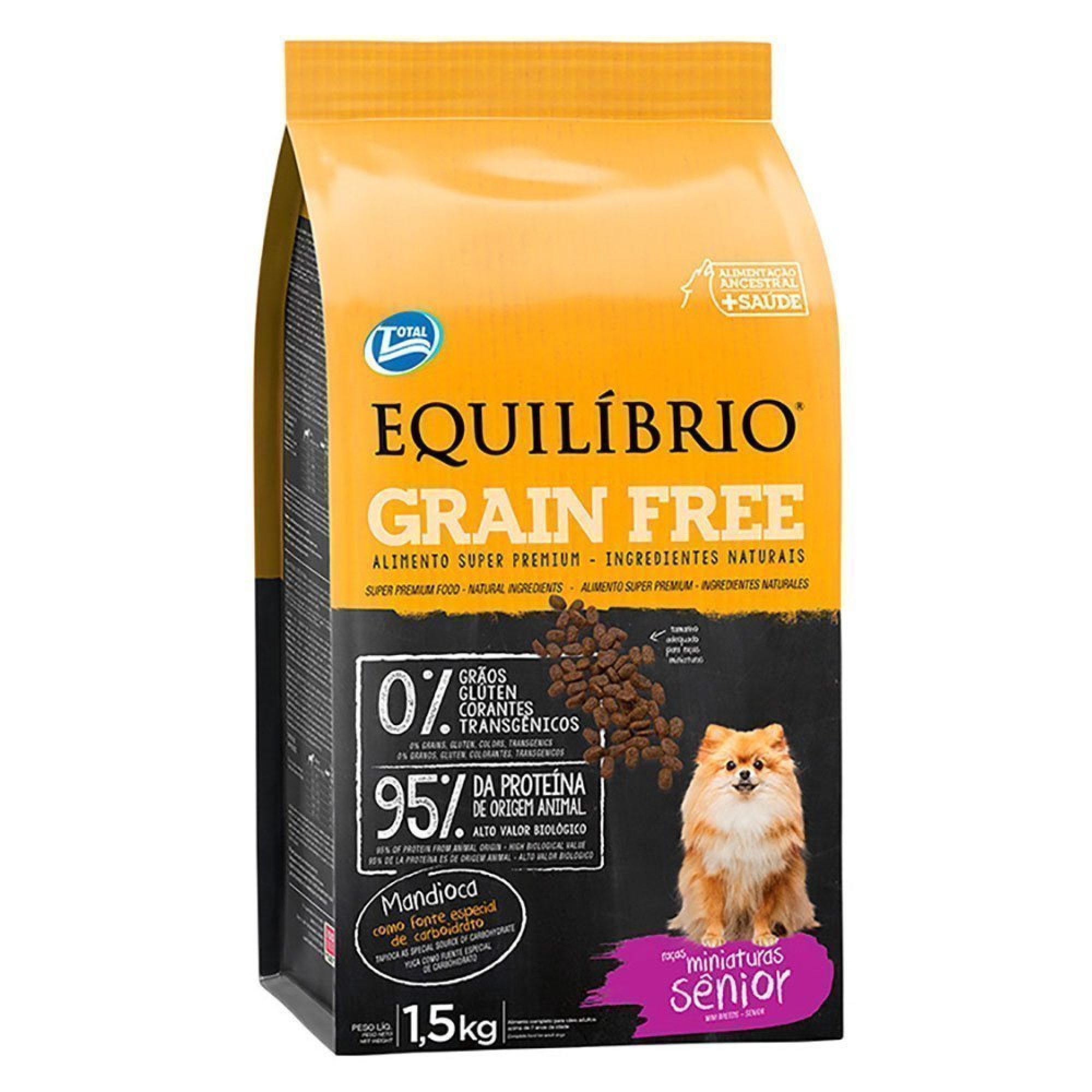 EQUILIBRIO GRAIN FREE ADULTO RAZA PEQUE&Ntilde;A 1.5kg - Imagen principal