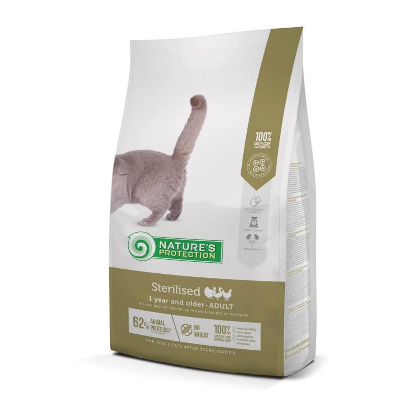 Natures Protection gato Esterilizado aves de corral 2kg - Imagen principal